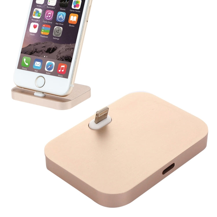 8 Pin Stouch Aluminium Desktop Station Dock Charger สำหรับ iPhone