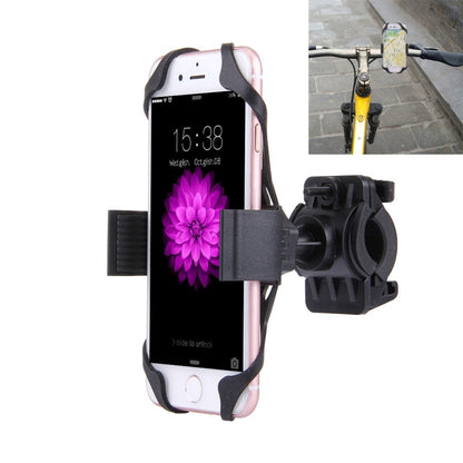 ที่วางโทรศัพท์จักรยานหมุนได้ 360 องศาพร้อมคลิปยืดแบบยืดหยุ่นสำหรับ iPhone 7 และ 7 Plus / iPhone 6 และ 6 Plus / iPhone 5 และ 5C และ 5s