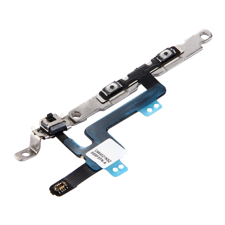 ปุ่มปรับระดับเสียงและสายเคเบิล Flex Switch ปิดเสียงพร้อมขายึดสำหรับ iPhone 6, iPhone 6