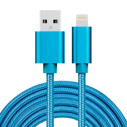 3m 3A หัวโลหะแบบทอ 8 พินเข้ากับ USB Data / Charger Cable, 3m 8 Pin