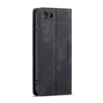 CaseMe-013 ซองหนังพลิกแนวนอน Retro Frosted แบบมัลติฟังก์ชั่นสำหรับ iPhone 6 / 6s พร้อมช่องเสียบการ์ดและที่วางและกระเป๋าสตางค์, For iPhone 6 / 6s