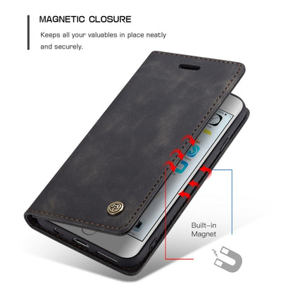 CaseMe-013 ซองหนังพลิกแนวนอน Retro Frosted แบบมัลติฟังก์ชั่นสำหรับ iPhone 6 / 6s พร้อมช่องเสียบการ์ดและที่วางและกระเป๋าสตางค์, For iPhone 6 / 6s
