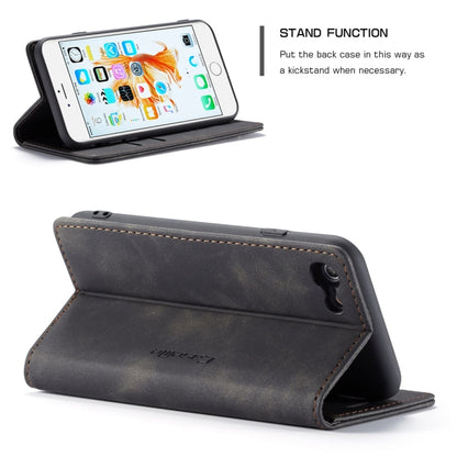 CaseMe-013 ซองหนังพลิกแนวนอน Retro Frosted แบบมัลติฟังก์ชั่นสำหรับ iPhone 6 / 6s พร้อมช่องเสียบการ์ดและที่วางและกระเป๋าสตางค์, For iPhone 6 / 6s