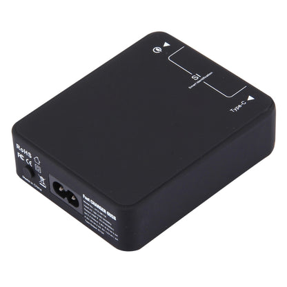 Q8118 1 Quick Charge 3.0 + 4 USB ระบุตัวตนอัจฉริยะ + 1 USB-C / Type-C 3.1 เครื่องชาร์จ USB บนเดสก์ท็อป