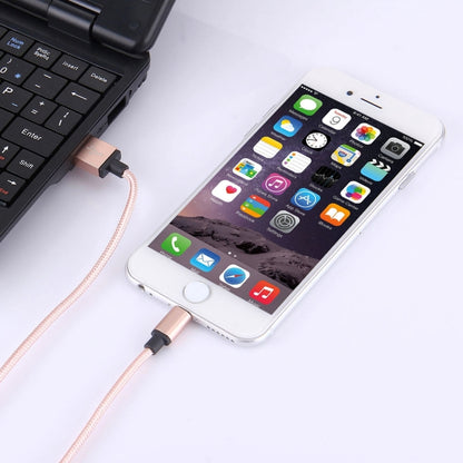 หัวโลหะแบบทอยาว 1 ม. 58 คอร์ 8 พินเข้ากับสายข้อมูล / เครื่องชาร์จ USB 2.0