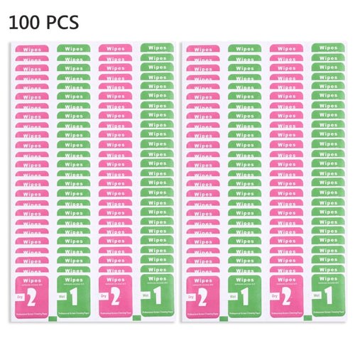 100 PCS แห้ง-ผ้าเช็ดทำความสะอาดเปียกป้องกันหน้าจออุปกรณ์เสริมแอลกอฮอล์สำหรับ Pad โทรศัพท์มือถือนาฬิกาผ้าทำความสะอาดหน้าจอ