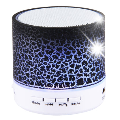 A9 มินิแบบพกพา Glare Crack ลำโพงสเตอริโอ Bluetooth พร้อมไฟ LED, ไมโครโฟนในตัว, รองรับการโทรแบบแฮนด์ฟรีและการ์ด TF