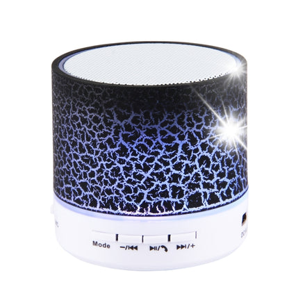 A9 มินิแบบพกพา Glare Crack ลำโพงสเตอริโอ Bluetooth พร้อมไฟ LED, ไมโครโฟนในตัว, รองรับการโทรแบบแฮนด์ฟรีและการ์ด TF