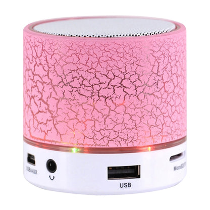 A9 มินิแบบพกพา Glare Crack ลำโพงสเตอริโอ Bluetooth พร้อมไฟ LED, ไมโครโฟนในตัว, รองรับการโทรแบบแฮนด์ฟรีและการ์ด TF