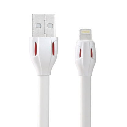 REMAX RC-035i Laser Series 1m 2.1A 8 Pin to USB Data Sync Charger Cable พร้อมไฟ LED, White