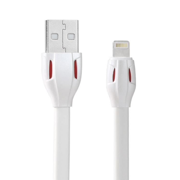 REMAX RC-035i Laser Series 1m 2.1A 8 Pin to USB Data Sync Charger Cable พร้อมไฟ LED, White