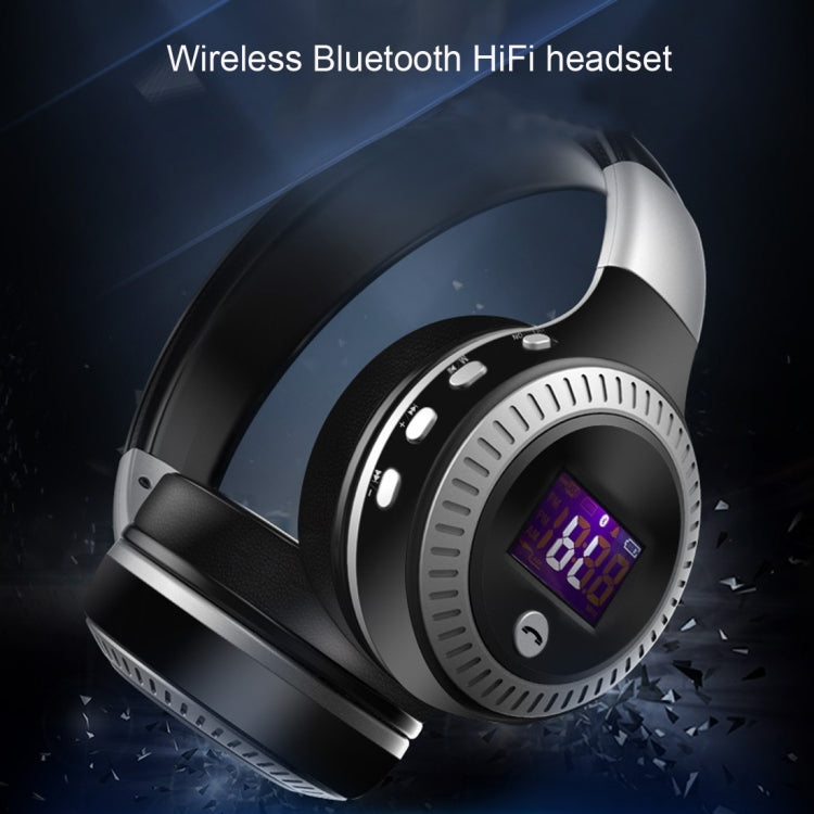 Zealot B19 ชุดหูฟังเพลงสเตอริโอ Bluetooth แบบคาดศีรษะพับได้พร้อมจอแสดงผลสำหรับ iPhone, Galaxy, Huawei, Xiaomi, LG, HTC และสมาร์ทโฟนอื่น ๆ