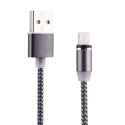 การหมุน 360 องศา 8 พินเข้ากับ USB 2.0 สายชาร์จแม่เหล็กแบบสานพร้อมไฟ LED ความยาวสายเคเบิล: 1 ม.