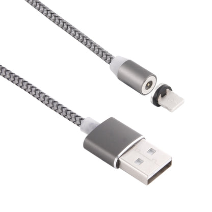 การหมุน 360 องศา 8 พินเข้ากับ USB 2.0 สายชาร์จแม่เหล็กแบบสานพร้อมไฟ LED ความยาวสายเคเบิล: 1 ม.