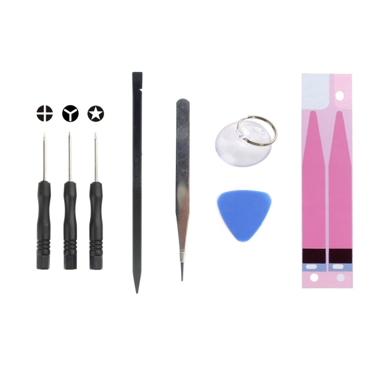 JIAFA JF-8161 ชุดเครื่องมือซ่อมแบตเตอรี่ 8 in 1 สำหรับ iPhone 6, For 6