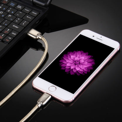 1 ม. ทอ 108 Copper Cores 8 Pin to USB Data Sync สายชาร์จสำหรับ iPhone, iPad