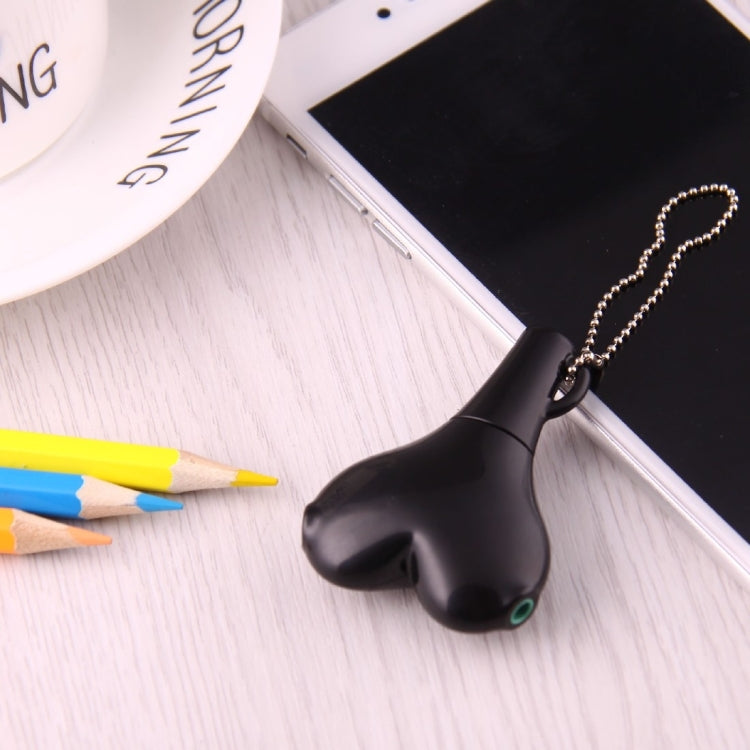 1 ชาย 2 หญิง 3.5 มม.แจ็คปลั๊ก Multi-Function หูฟังรูปหัวใจ Audio Video Splitter อะแดปเตอร์พร้อมพวงกุญแจสำหรับ iPhone, iPad, iPod, Samsung, Xiaomi, HTC และอินเทอร์เฟซเสียง 3.5 มม.อิเล็กทรอนิกส์ดิจิตอลผลิตภัณฑ์
