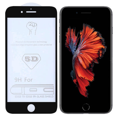 ฟิล์มกระจกนิรภัยแบบเต็มหน้าจอ 9H 5D กาวเต็มสำหรับ iPhone 6 / 6s, For iPhone 6 / 6s (1 PC)