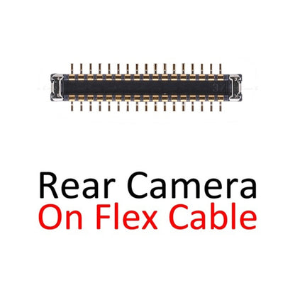 ตัวเชื่อมต่อ FPC ของกล้องด้านหลังด้านหลังบนสายเคเบิลแบบยืดหยุ่นสำหรับ iPhone 6s / 6s Plus, For iPhone 6s / 6s Plus