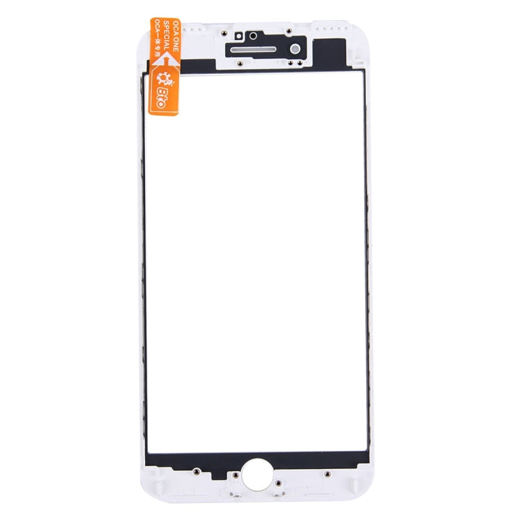 เลนส์กระจกด้านนอกหน้าจอด้านหน้าพร้อมกรอบหน้าจอ LCD ด้านหน้าและกาวใส OCA สำหรับ iPhone 6s Plus, For iPhone 6s Plus (Frame+OCA)