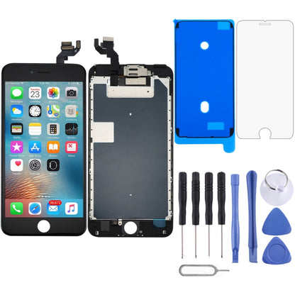 หน้าจอ LCD และชุดประกอบ Digitizer พร้อมกล้องด้านหน้าสำหรับ iPhone 6s Plus, 4 in 1 for i6S Plus White, 4 in 1 for i6S Plus Black