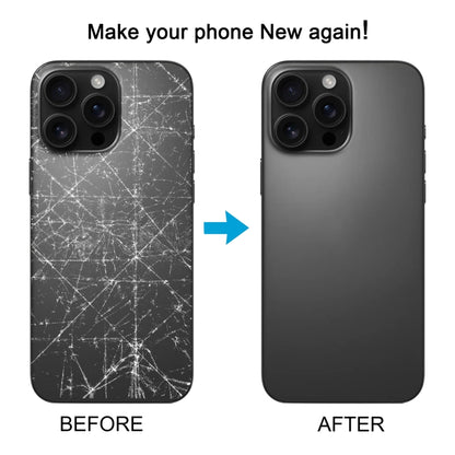 สำหรับ iPhone 16 Pro Max กระจกฝาหลังแบตเตอรี่เดิมพร้อมฝาปิดเลนส์กล้อง