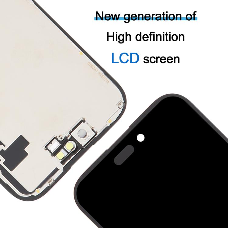 สำหรับ iPhone 16 HD+ หน้าจอ LCD incell พร้อมชุดประกอบแบบดิจิไทเซอร์แบบเต็ม, For iPhone 16(HD+ incell)