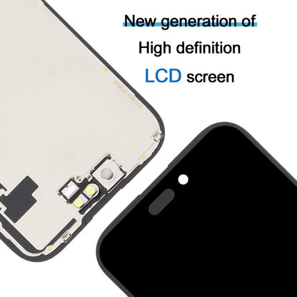 สำหรับ iPhone 16 HD+ หน้าจอ LCD incell พร้อมชุดประกอบแบบดิจิไทเซอร์แบบเต็ม, For iPhone 16(HD+ incell)