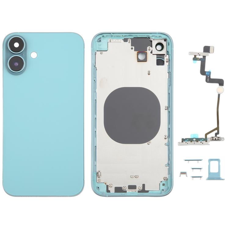 ฝาหลังที่มีลักษณะเลียนแบบ iP16 สำหรับ iPhone XR, Black, Pink, Green, Blue, White