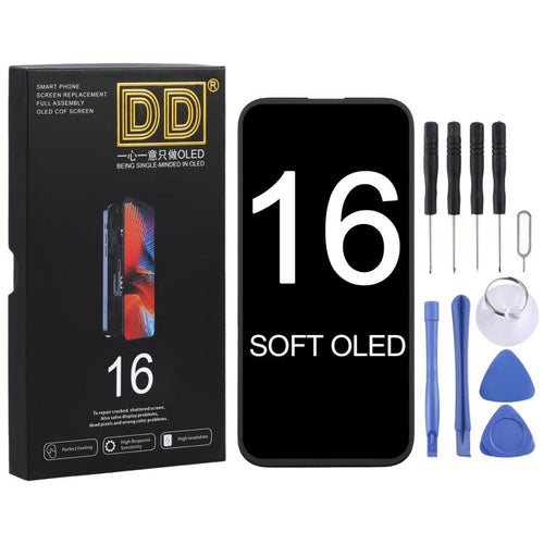 สำหรับ iPhone 16 DD หน้าจอ OLED แบบอ่อน ถอด IC ออก ต้องได้รับการซ่อมแซมจากผู้เชี่ยวชาญ, For iPhone 16 DD(Soft OLED)