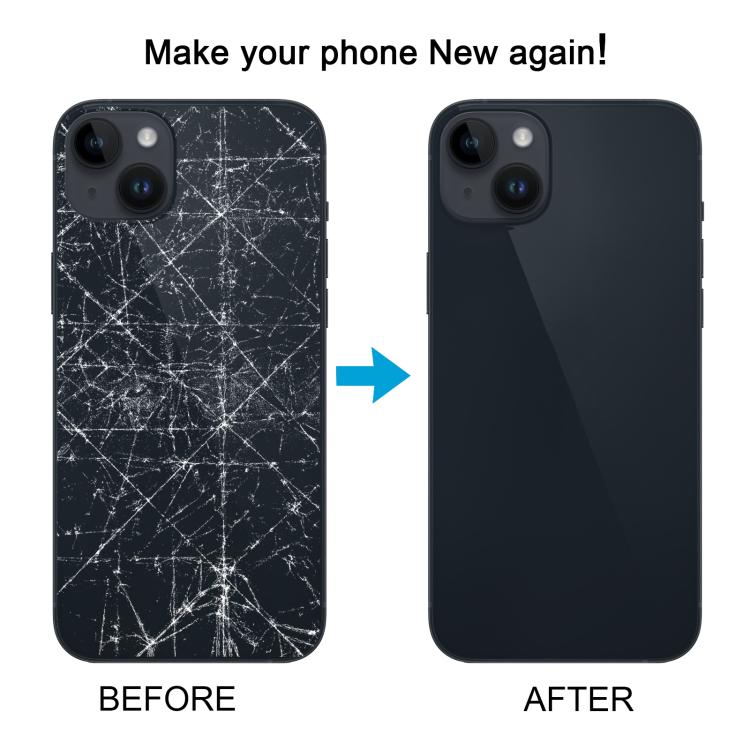 ฝาหลังแบตเตอรี่สำหรับ iPhone 14 รุ่น EU พร้อมกรอบตรงกลาง, For iPhone 14 EU Version