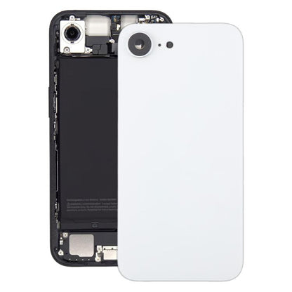 ฝาหลังแบตเตอรี่กระจกสำหรับ iPhone 16e, For iPhone 16e(with Camera Lens), For iPhone 16e(with Camera Lens Frame)