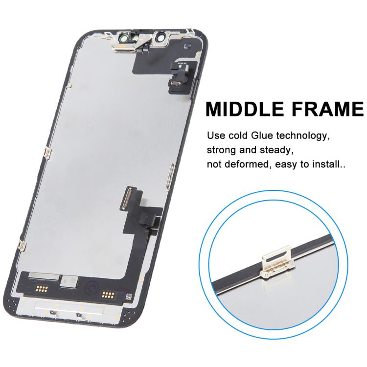 หน้าจอ LCD พร้อมดิจิไทเซอร์แบบครบชุดสำหรับ iPhone 16e ของแท้, For iPhone 16e(Original)