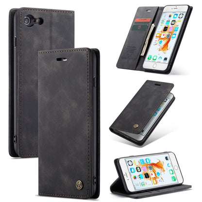 CaseMe-013 ซองหนังพลิกแนวนอน Retro Frosted แบบมัลติฟังก์ชั่นสำหรับ iPhone 6 Plus / 6s Plus พร้อมช่องเสียบการ์ดและที่วางและกระเป๋าสตางค์, For iPhone 6 Plus / 6s Plus
