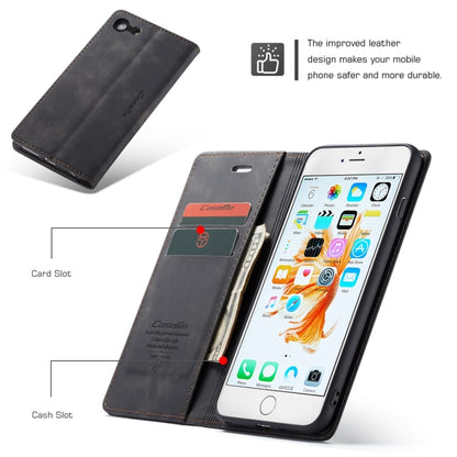 CaseMe-013 ซองหนังพลิกแนวนอน Retro Frosted แบบมัลติฟังก์ชั่นสำหรับ iPhone 6 Plus / 6s Plus พร้อมช่องเสียบการ์ดและที่วางและกระเป๋าสตางค์, For iPhone 6 Plus / 6s Plus