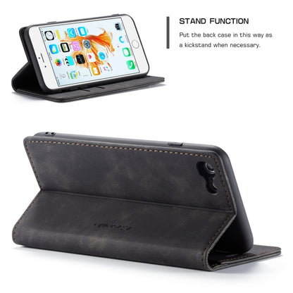 CaseMe-013 ซองหนังพลิกแนวนอน Retro Frosted แบบมัลติฟังก์ชั่นสำหรับ iPhone 6 Plus / 6s Plus พร้อมช่องเสียบการ์ดและที่วางและกระเป๋าสตางค์, For iPhone 6 Plus / 6s Plus