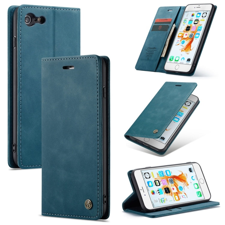 CaseMe-013 ซองหนังพลิกแนวนอน Retro Frosted แบบมัลติฟังก์ชั่นสำหรับ iPhone 6 Plus / 6s Plus พร้อมช่องเสียบการ์ดและที่วางและกระเป๋าสตางค์, For iPhone 6 Plus / 6s Plus