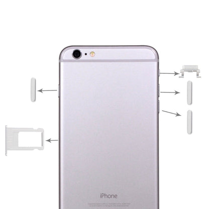 4 in 1 สำหรับ iPhone 6 Plus (ถาดการ์ด + ปุ่มควบคุมระดับเสียง + ปุ่มเปิดปิด + ปุ่มปิดเสียงสั่น), For iPhone 6 Plus
