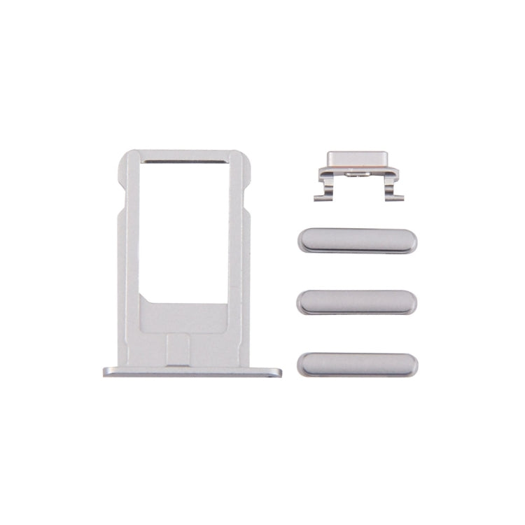 4 in 1 สำหรับ iPhone 6 Plus (ถาดการ์ด + ปุ่มควบคุมระดับเสียง + ปุ่มเปิดปิด + ปุ่มปิดเสียงสั่น), For iPhone 6 Plus
