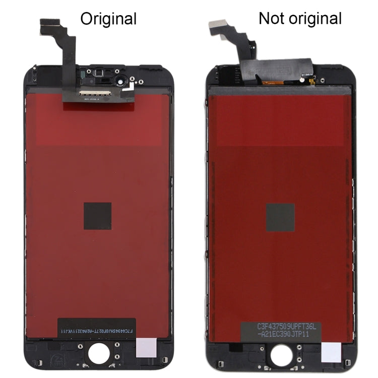 หน้าจอ LCD ดั้งเดิมและชุดประกอบ Digitizer สำหรับ iPhone 6 Plus, i6 Plus White, i6 Plus Black