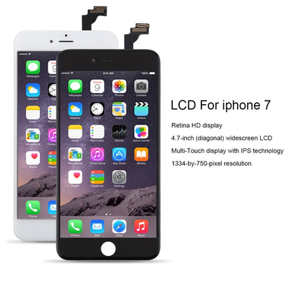 หน้าจอ LCD ดั้งเดิมและชุดประกอบ Digitizer สำหรับ iPhone 6 Plus, i6 Plus White, i6 Plus Black