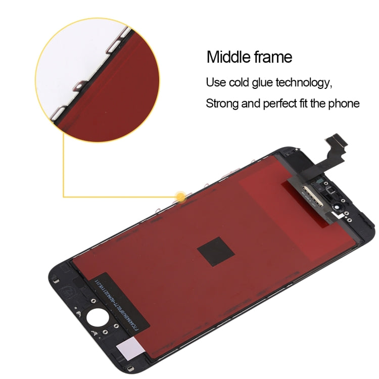 หน้าจอ LCD ดั้งเดิมและชุดประกอบ Digitizer สำหรับ iPhone 6 Plus, i6 Plus White, i6 Plus Black