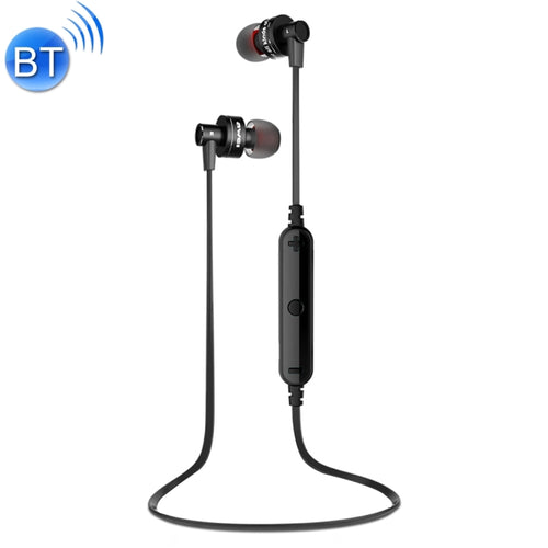 AWEI A990BL หูฟังสเตอริโอ Bluetooth ไร้สายพร้อมระบบควบคุมสายไฟ + ไมโครโฟนรองรับการโทรแบบแฮนด์ฟรี