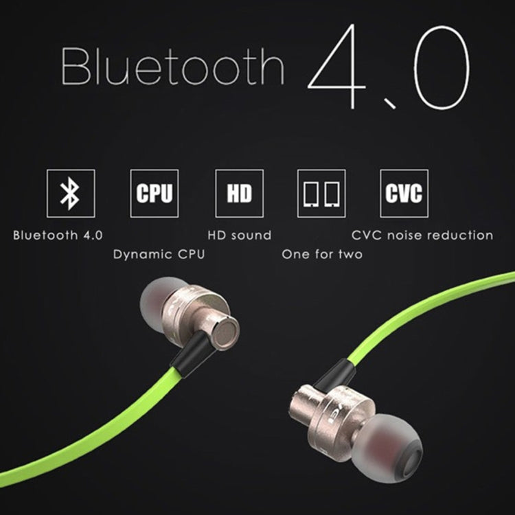 AWEI A990BL หูฟังสเตอริโอ Bluetooth ไร้สายพร้อมระบบควบคุมสายไฟ + ไมโครโฟนรองรับการโทรแบบแฮนด์ฟรี