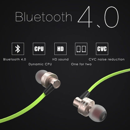 AWEI A990BL หูฟังสเตอริโอ Bluetooth ไร้สายพร้อมระบบควบคุมสายไฟ + ไมโครโฟนรองรับการโทรแบบแฮนด์ฟรี