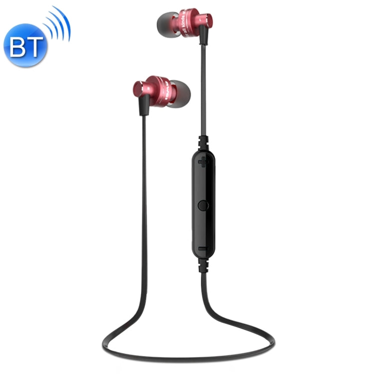 AWEI A990BL หูฟังสเตอริโอ Bluetooth ไร้สายพร้อมระบบควบคุมสายไฟ + ไมโครโฟนรองรับการโทรแบบแฮนด์ฟรี