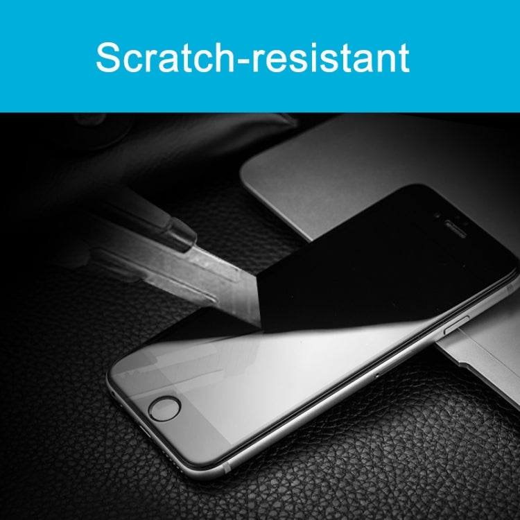 สำหรับ iPhone 6 Plus และ 6s Plus 0.26mm 9H ความแข็งพื้นผิว 4D Curverd Arc ป้องกันการระเบิด HD ผ้าไหมหน้าจอกระจกนิรภัยแบบเต็มหน้าจอ