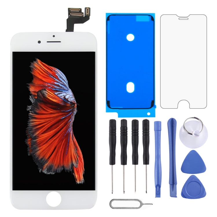 ชุดประกอบ Digitizer (กล้องหน้า + LCD ดั้งเดิม + กรอบ + แผงสัมผัส) สำหรับ iPhone 6s, 4 in 1 for i6S Original White, 4 in 1 for i6S Original Black