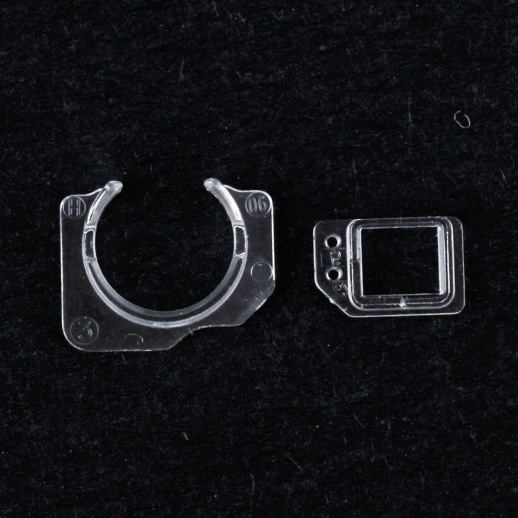 10 ชิ้นสำหรับ iPhone 6 วินาทีและ 6 วินาทีบวกสากลหันหน้าไปทางกล้องโมดูลเลนส์ปกกรอบผู้ถือและคู่มือพร็อกซิมิตี้เซ็นเซอร์วัดแสงกรอบชุด, For iPhone 6s & 6s Plus