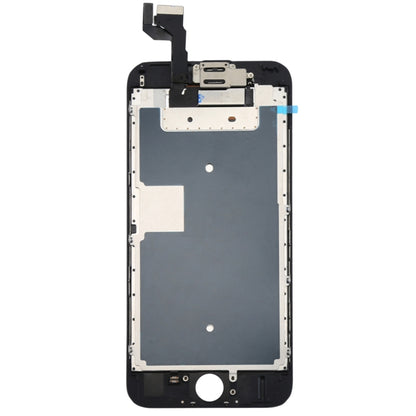 หน้าจอ LCD และชุดประกอบ Digitizer พร้อมกล้องหน้าสำหรับ iPhone 6s, 4 in 1 for i6s with Camera Black
